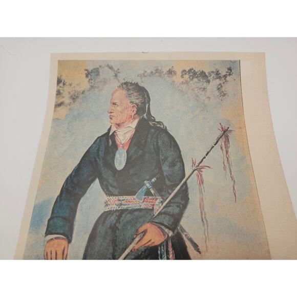 Print Red Jacket by George Catlin Seneca Chief Native American Wall Art 11x7 - Picture 6 of 8